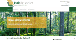 Desktop Screenshot of holz-reisecker.at
