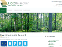 Tablet Screenshot of holz-reisecker.at